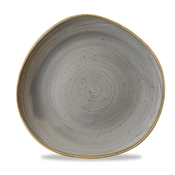 Peppercorn Grey Organic Plate 28.6cm